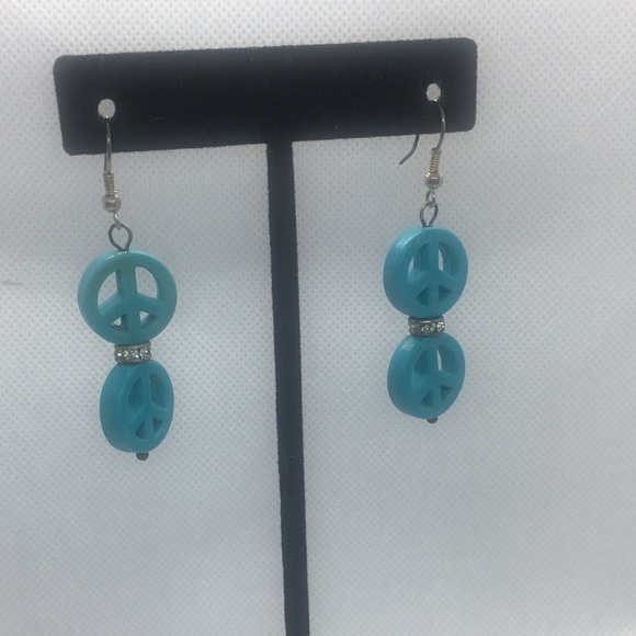 4 for $12: Peace Earrings - Picture 3 of 3